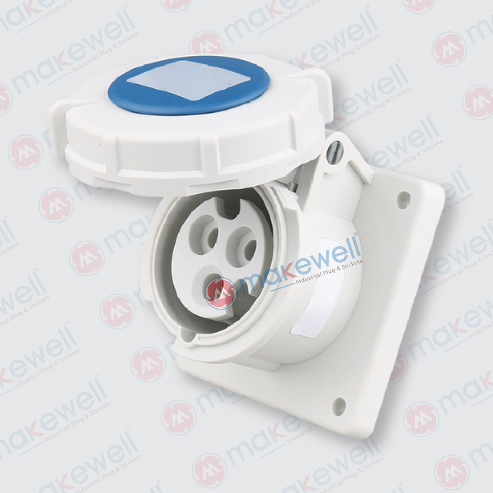 MW-3232 32A 3 PIN Panel Socket