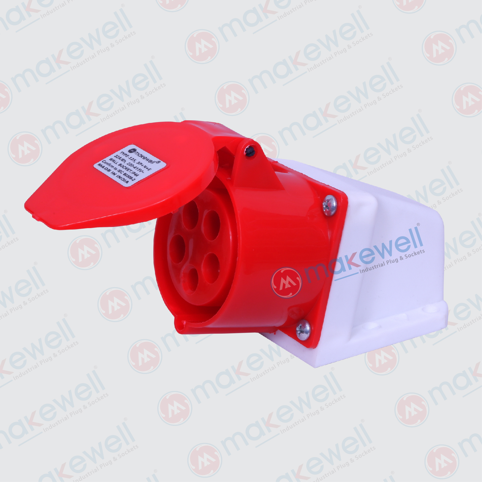 MW-115 16A 5 PIN Wall Socket